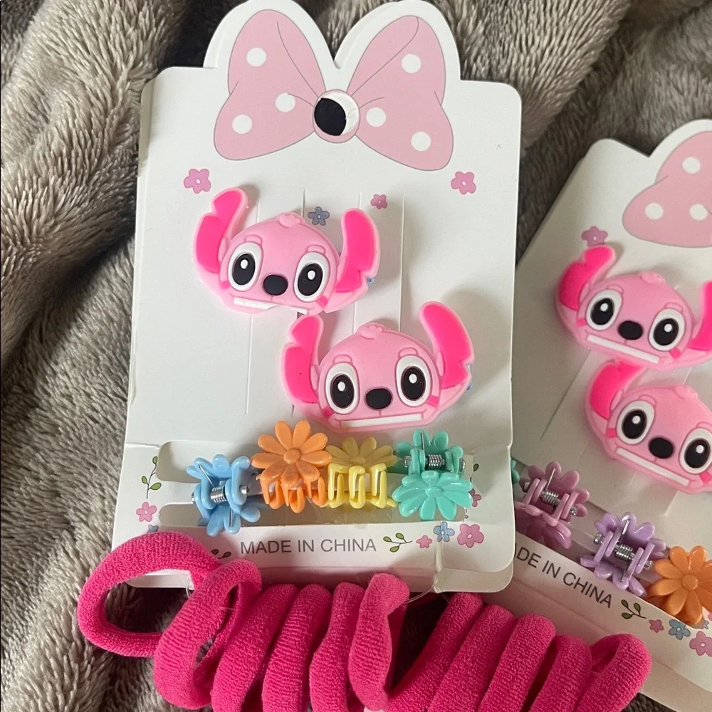 Disney stitch Lilo 10 packs hair clips, Party Favor NWT